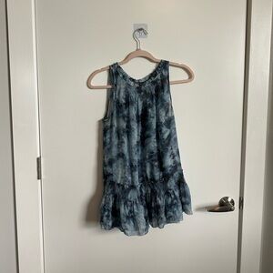 Theory blue blouse